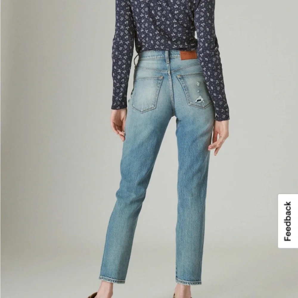 Lucky Brand High Rise Drew Mom Jean Size 27/4 - Picture 4 of 15